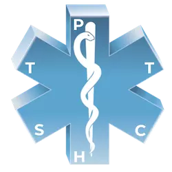 Logo Polskiego Towarzystwa Chirurgii Czaszkowo-Twarzowej, Chirurgii Stomatologicznej i Implantologii